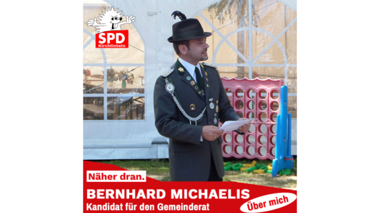 Bernhard Michaelis in Schützenuniform